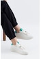 Tami İthal Taş Detaylı Özel Seri Kadın Spor Ayakkabı Yeşil-yeşil