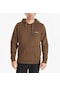 Columbia Basic Sm Logo Erkek Kahverengi Kapüşonlu Sweatshirt