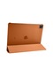 Kilifone - İpad Uyumlu İpad Pro 12.9 2022 M2 - Kılıf Smart Cover Stand Olabilen 1-1 Uyumlu Tablet Kılıfı - Turuncu