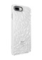 Kilifone - İphone Uyumlu İphone 8 Plus - Kılıf Koruyucu Prizmatik Görünümlü Buzz Kapak - Beyaz