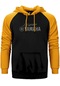 Yamha R25 Sarı Renk Reglan Kol Kapşonlu Sweatshirt