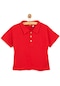 Hellobaby Basic Polo Yaka T-shirt Unisex 24yhlbutst002 Kirmizi 24YHLBUTST002_Kirmizi