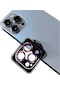 Noktaks - iPhone Uyumlu 11 Pro Max - Kamera Lens Koruyucu Cl-09 - Colorful