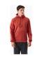 Fullamoda 3 İplik Basic Kanguru Cepli Kapüşonlu Sweatshirt 25kerk6045205539- Kiremit