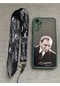 Galaxy A13 Mustafa Kemal Atatürk Tasarım Telefon Boyun Askılı Uyumlu Set Kılıf