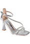 Pullman Taşlı Kadın Topuklu Ayakkabı Pnt-655279 Gümüş-gümüş