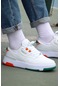 M.P. Court Comfort Rahat Taban Cilt Erkek Sneaker Ayakkabı 667800001116 05 Beyaz