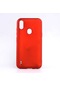 Noktaks - Casper Uyumlu Casper Via E3 - Kılıf Mat Renkli Esnek Premier Silikon Kapak - Kırmızı