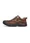 Açık Kahverengi Hakiki Deri Erkek Ayakkabısı Spor Ayakkabı Açık Ayakkabı Erkekler Flats Rahat Erkek Yürüyüş Yürüyüş Ayakkabıları