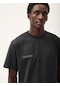 The Champ Clothing Füme Unisex Nature Concept Baskılı Oversize T-shirt Füme