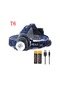 Güçlü Led İndüksiyon Far Usb/dc Şarj Edilebilir Far Alüminyum Alaşımlı Açık Su Type 1 With Battery Type 1 With Battery