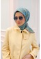 Silk Home Soft Eşarp 73078-29 Saks, Turuncu, Mavi, Yeşil