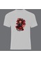 Stranger Things Baskılı Unisex %100 Pamuk Beyaz T-shirt Beyaz