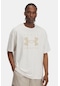 Under Armour Ua M Hw Os Branded Erkek Tişört 1389146-110 Beyaz