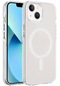 Kilifone - İphone Uyumlu İphone 15 Plus - Kılıf Sert Kablosuz Şarj Destekli Buzlu C-pro Magsafe Kapak - Renksiz