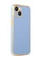 Kilifone - İphone Uyumlu İphone 14 Plus - Kılıf Parlak Renkli Bark Silikon Kapak - Mavi