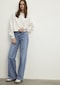 Mavi - Deli Dolu Casual Açık Mavi Jean Pantolon 1010486785
