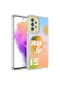 Ekılıf - Samsung Galaxy A53 5g Uyumlu - Kılıf Kamera Korumalı Renkli Desenli Sert Silikon Korn Kapak - No3
