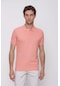 Erkek Yavruağzı Basic Düz Pamuk Slim Fit Dar Kesim Kısa Kollu Polo Yaka Tişört