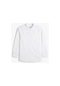Koton Puantiyeli Klasik Gömlek Uzun Kollu Pamuklu Beyaz Desenli 4skb60003tw 4SKB60003TW0D0