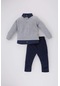 Defacto Erkek Bebek Selanik Sweatshirt Pantolon 2li Takım A8285a524spnv256