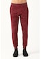 Maraton Sportswear Regular Erkek Ribana Paça Basic Bordo Eşofman Altı 21382-bordo Bordo