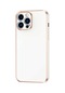 Noktaks - iPhone Uyumlu 12 Pro Max - Kılıf Parlak Renkli Bark Silikon Kapak - Beyaz