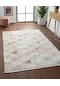 Soft 1904 Gri Halı Siyah Kiremit Detaylı Geometrik Desenli Modern Akrilik Tozuaz Salon Halısı-178 Grı