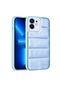 iPhone Uyumlu 12 Kılıf Kamera Korumalı Airbagli Renkli Lopard Seksek Kapak - Mavi
