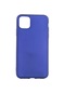 Noktaks - iPhone Uyumlu 11 Pro - Kılıf Mat Renkli Esnek Premier Silikon Kapak - Saks Mavi