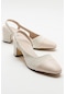 S3 Beyaz-tüvit Kadın Topuklu Ayakkabı