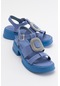 Luvishoes Redy Kot Mavi Kadın Sandalet