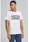 Jack & Jones  Jjecorp Logo Tee Ss O-Nec Beyaz Erkek Kısa Kol T-Shirt 000000000101069458