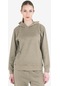 Lescon Bej Kadın Kapüşonlu Sweatshirt 23n-2106