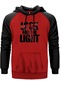The Last Of Us Look For The Light Text Kırmızı Renk Reglan Kol Sweatshirt