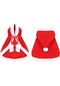 Xiaoqityh- Noel Evcil Hayvan Kıyafetleri-s-noel Yakışıklı Pelerin Kırmızı Xiaoqityh