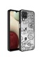 Noktaks - Samsung Galaxy Uyumlu A12 - Kılıf Aynalı Desenli Kamera Korumalı Parlak Mirror Kapak - Seyahat
