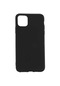Mutcase - İphone Uyumlu İphone 11 - Kılıf Mat Renkli Esnek Premier Silikon Kapak - Siyah