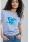 Mavi M1612240-70827 Mavı Baskılı Tışort Lavender Lustre Ss Kadın T-shirt M1612240-70827-R18041