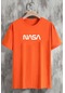 Nasa Tasarım Tshirt Xl / Turuncu Turuncu