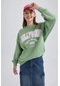 Defacto Coool Oversize Fit Bisiklet Yaka Baskılı Kalın Kumaş Sweatshirt A8977ax23wngn768