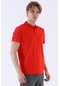 Maraton Sportswear Regular Erkek Polo Yaka Kısa Kol Basic Kırmızı T-Shirt 20925-Kırmızı