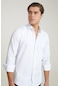 Ds Damat Slim Fit Beyaz Çizgili Gömlek 9hf022106100m