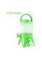 3.5l/5.5l/7.5l Taşınabilir Sıkıştırılmış Büyük Kapasiteli Plastik Katlanır Su 5.5l Green Meksika Yeşil
