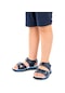 Kiko Kids Erkek Çocuk Sandalet Arz 2362 Lacivert - Mavi