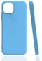 iPhone Uyumlu 13 Pro Max Kılıf Lopard Biye Silikon İnce Arka Kapak Pürüzsüz Soft Yüzey - Mavi Açık