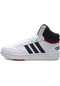 Gy5543-k Adidas Hoops 3.0 Mıd Erkek Spor Ayakkabı Beyaz 001