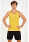 Maraton Active Slimfit Erkek Atlet Yaka Kolsuz Training Sarı Atlet 824009-Sarı
