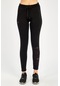 Maraton Sportswear Slimfit Kadın Dar Paça Basic Siyah Pantolon 18759-siyah
