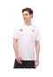 Lotto Erkek Kısa Kol T-Shirt M-Allly Tee 4Fx 101930084-Beyaz - Kırmızı